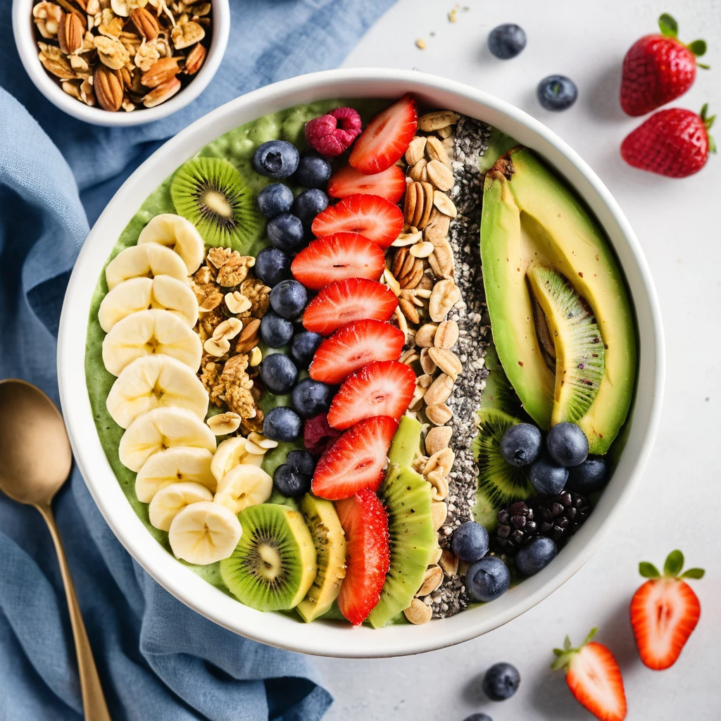 Avocado & Spinach Power Smoothie Bowl