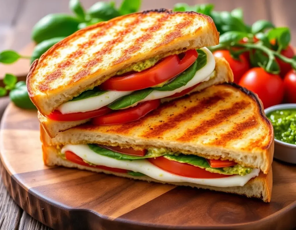 Caprese Pesto Grilled Cheese