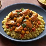 Moroccan Spiced Chicken Tagine with Couscous